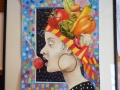 SandraForrest_Ms. Gaspacho_ Watercolorcollage_16x20_8_3_17